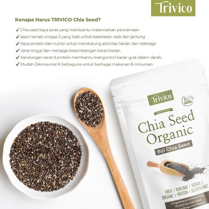 Asci- Trivico | Chia Seed | Chia Seed Organik | Chia Seed | Biji Chia | Chia | Black Chia Seed | Chi