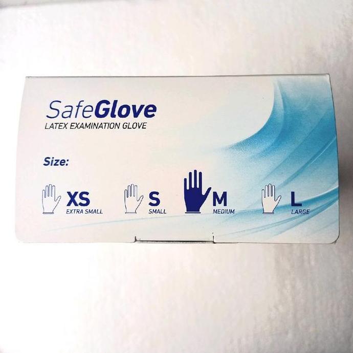 Wash- Sarung Tangan Latex Safe Gloves Isi 100Pcs Handscoon Isi 100Pcs Sarung Tangan Steril