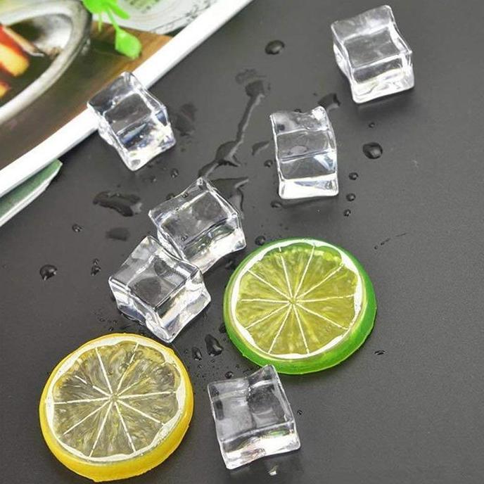 Kuchi- Es Batu Palsu Fake Ice Cube 50Pcs Cube/100Pcs Crystal