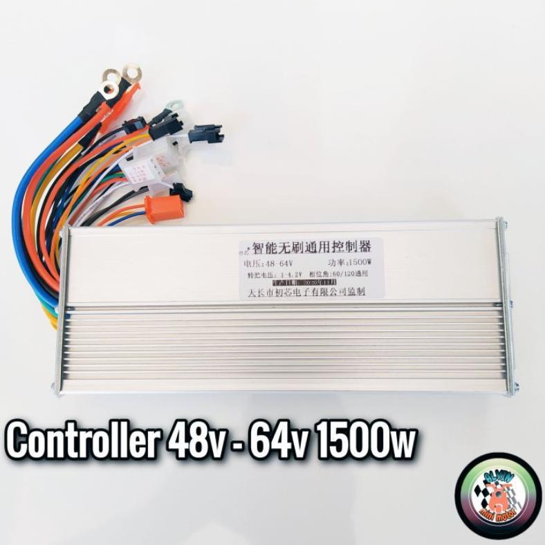 CONTROLLER 48V 60V 64V 1500W KONTROLER SEPEDA LISTRIK MOTOR LISTRIK MOLIS UNIVERSAL SPAREPART