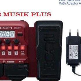 Multi Efek Bass Zoom B1X Four + Adaptor Zoom Ad-16E Original Zoom