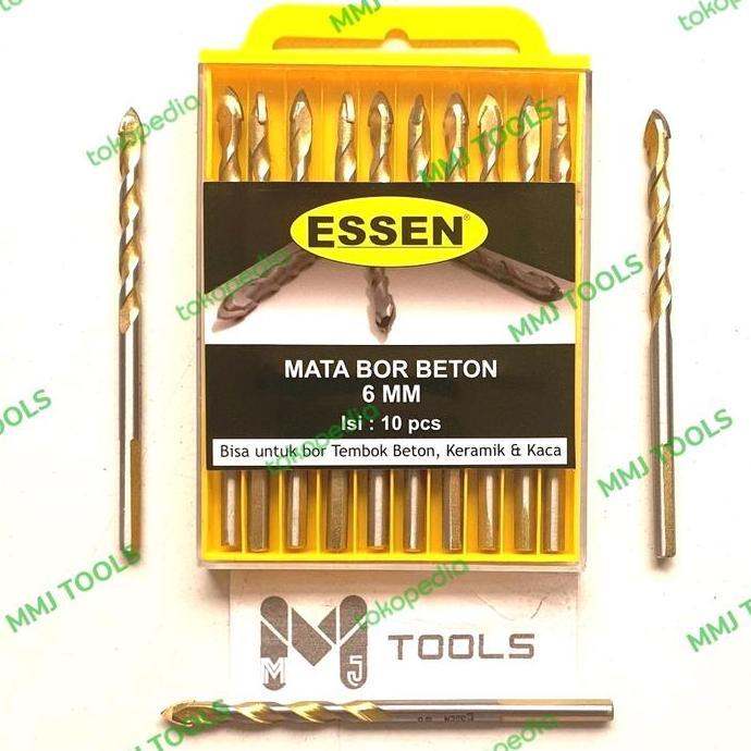 Pwt - Mata Bor Beton/Kaca/Keramik Essen 6Mm - Essen Mata Bor Serbaguna
