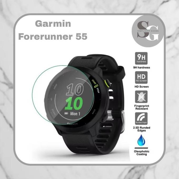 Promo - Anti Gores Tempered Garmin Forerunner 55 Pelindung Layar Smart Watch