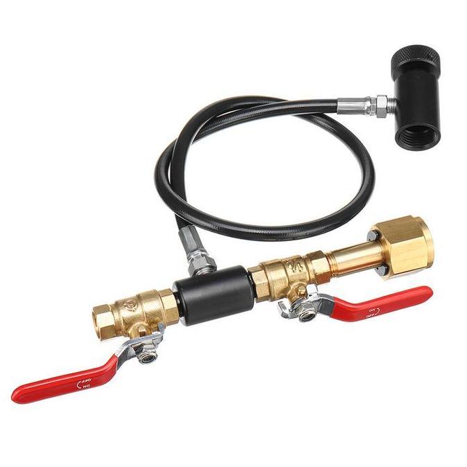 Ori 24 Inch Co2 Gas Cylinder Refill Hose Filling Valve Adapter