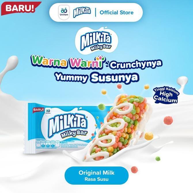 Rohmana- Gimmick Milkita Milky Bar Snack Susu Asli 1 Pcs Terbaru 