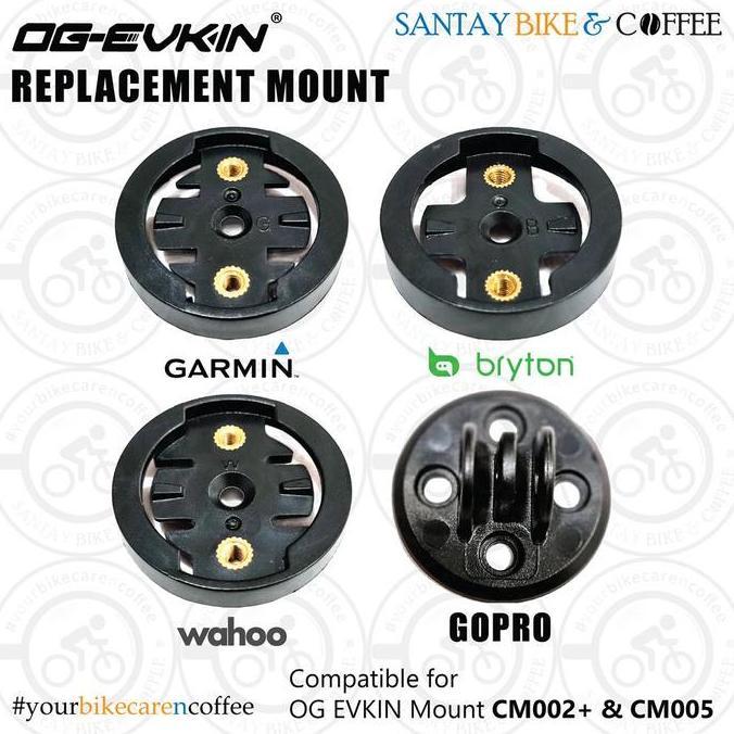 Super Promo, Cyclocomp Replacement Mount Untuk Garmin Bryton Wahoo Gopro