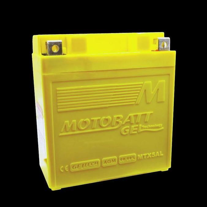 MOTOBATT GEL MTX5AL AKI KERING ACCU MOTOR