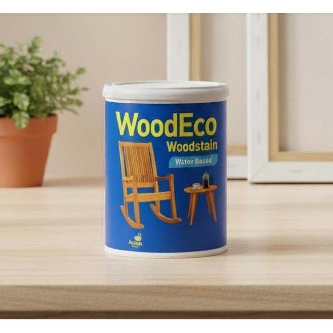 LENKOTE Politur WoodStain Woodeco Vernis Kayu Wood Stain Eco1 Lt Liter
