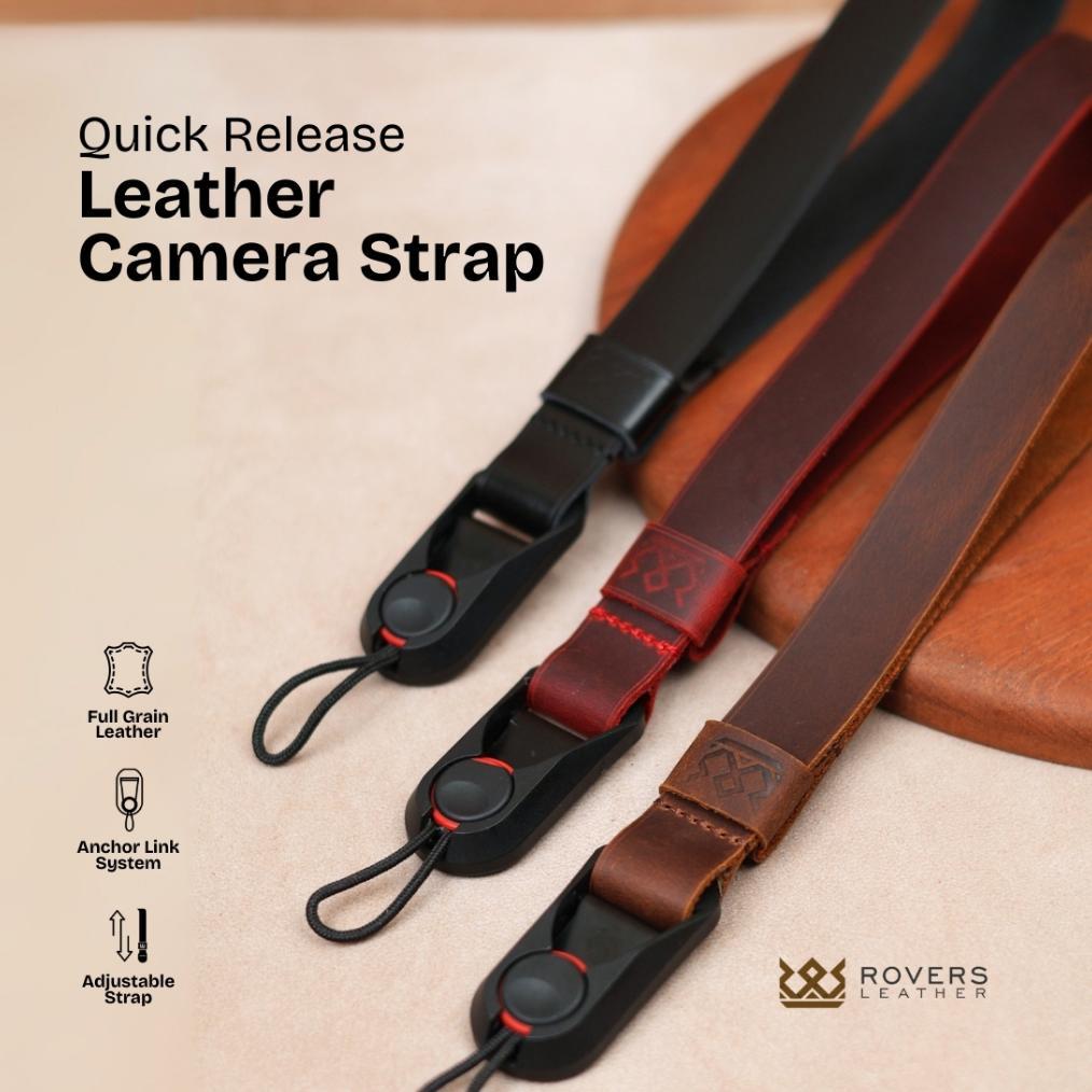 Rovers Leather | Quick Release Leather Camera Strap - Strap Kamera Kulit Asli