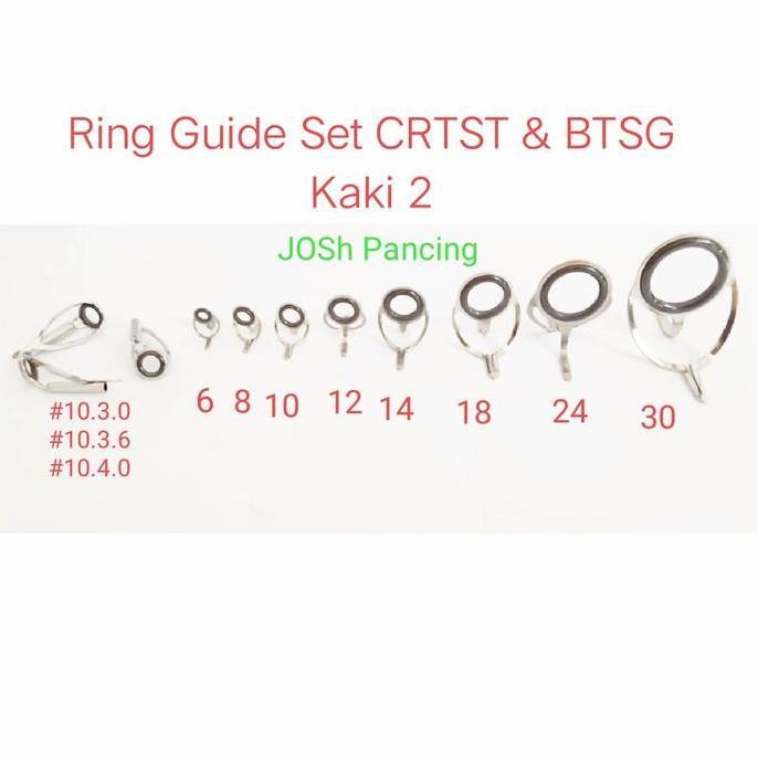 Maxsi- Ring Guide Set Mamarit Kaki Marit Joran Laut Spare Part Cincin