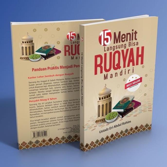 Xoxo- Buku 15 Menit Bisa Ruqyah Mandiri + Uea Garam Bidara Ruqyah ( Membantu Memberihkan Aura Negati