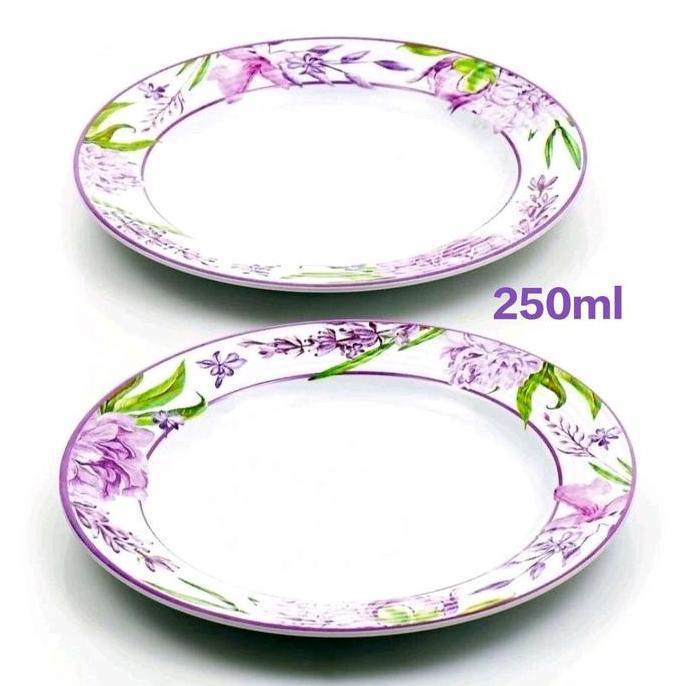 VIOLETTA MELAMINE TRIO SERVER SET TUPPERWARE ecer Piring Makan Kitchenware