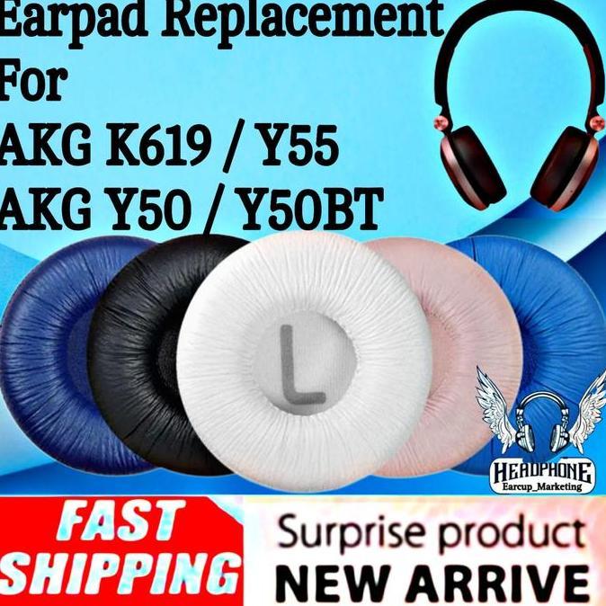 Cezu - Earpad Busa Headphone Akg Y50Bt Y55 Y50 Bt K619 K 619 Ear Pads Foam