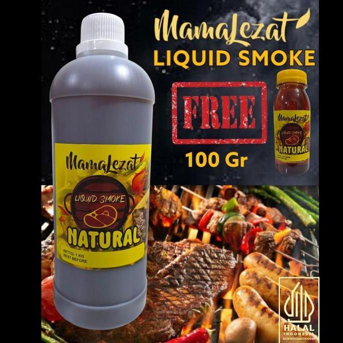 [STORA LOKA] MamaLezat Liquid Smoke Perisa BBQ Bumbu Bakar Aroma Asap FoodGrade 1KG
