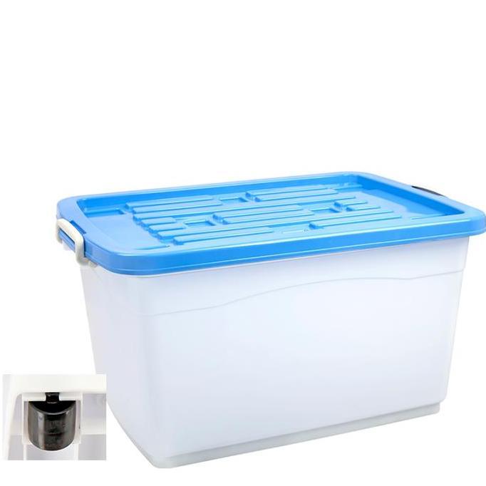 Gioze- Box Container 160 Liter Green Leaf 7884 Plastik Storage Tempat Penyimpanan Barang Mainan Spar