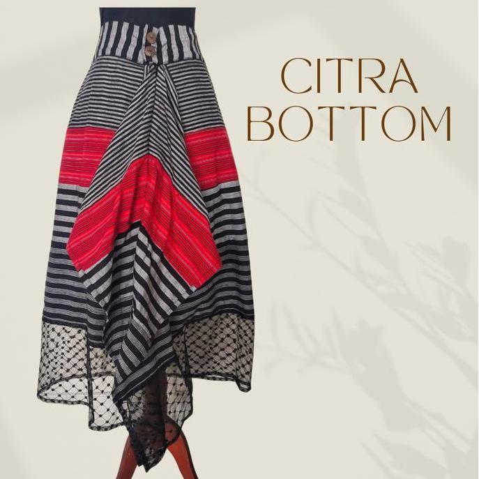 Btk - Rok Lurik / Bawahan Lurik / Rok Batik / Rok Batik Katun Lavanya Citra Bottom