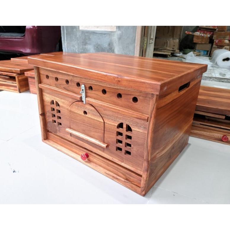NEWW GUPON MERPATI LIPAT KAYU JATI TUA FINISHING PLITURE