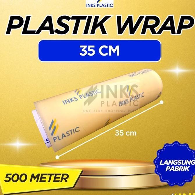 PLASTIK WRAPPING 35 CM ROLL BESAR WRAP PEMBUNGKUS MAKANAN