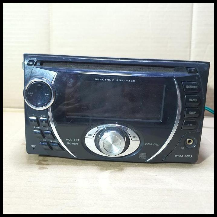 TERBARU HEAD UNIT DOUBLE DIN JVC KW XG506S LCD MP3 AUX OUT PUT SUBWOOFER 