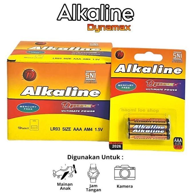 Battery AAA Alkaline Dynamaxx 1.5Volt batre AAA alkaline BateraiAAA