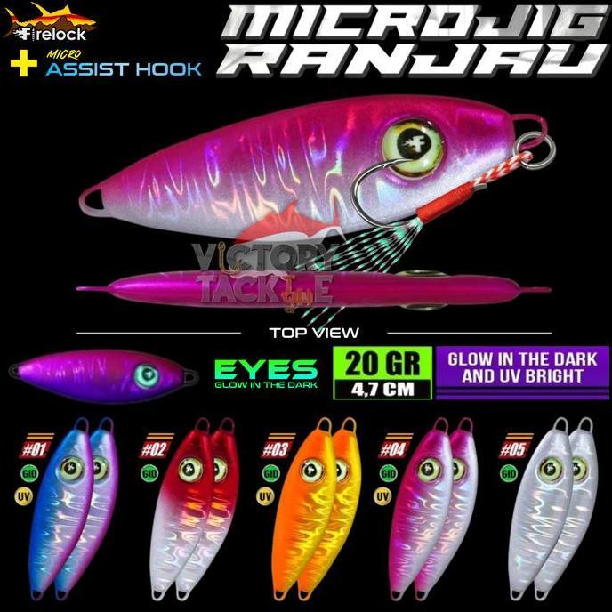 UMPAN PANCING metal jig MICRO JIG FIRELOCK RANJAU 20 GRAM
