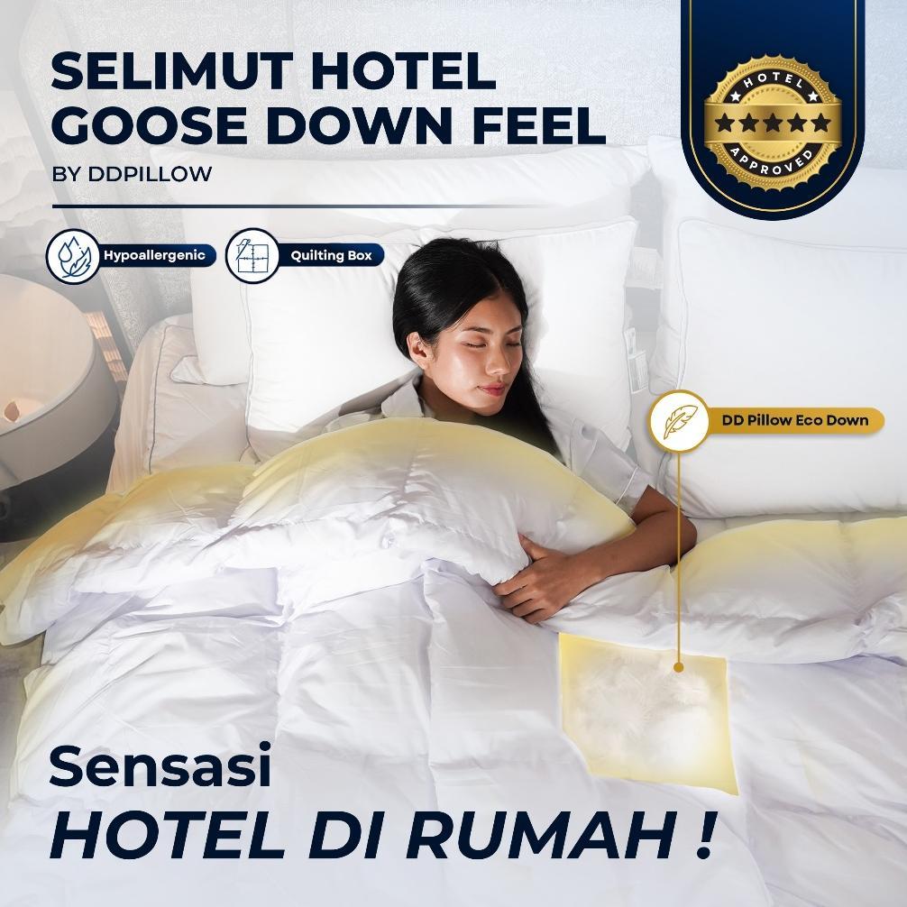 DDPillow | Selimut Hotel Goose Down Feel / Selimut Hotel Bulu Angsa Sintetis / Selimut Fluffy / Duve