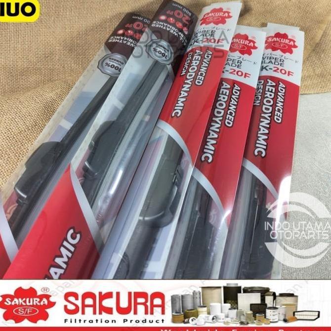 Promo Wiper Frameless Rush Picanto Karet Kaca Mobil SAKURA Diskon