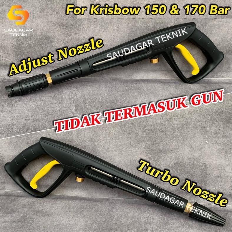 Nozzle Spray Turbo Nozzle Gun Jet Cleaner Krisbow 150 170 Bar High Pressure best