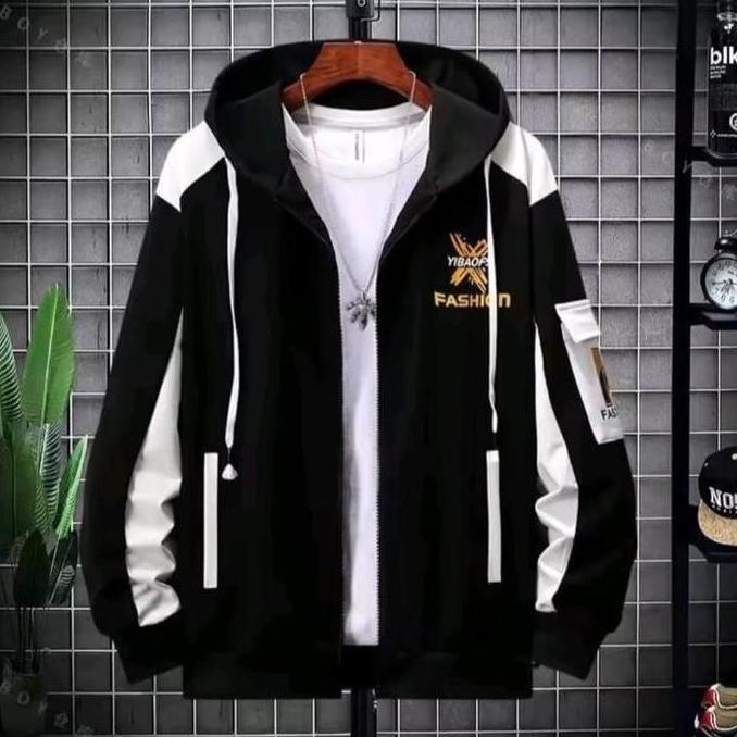 Jaket Ziper Hodie X Fashion Keren Nyaman Sweater Ziper Baseball Hoodie Distro Zipper Remaja Pria Fle