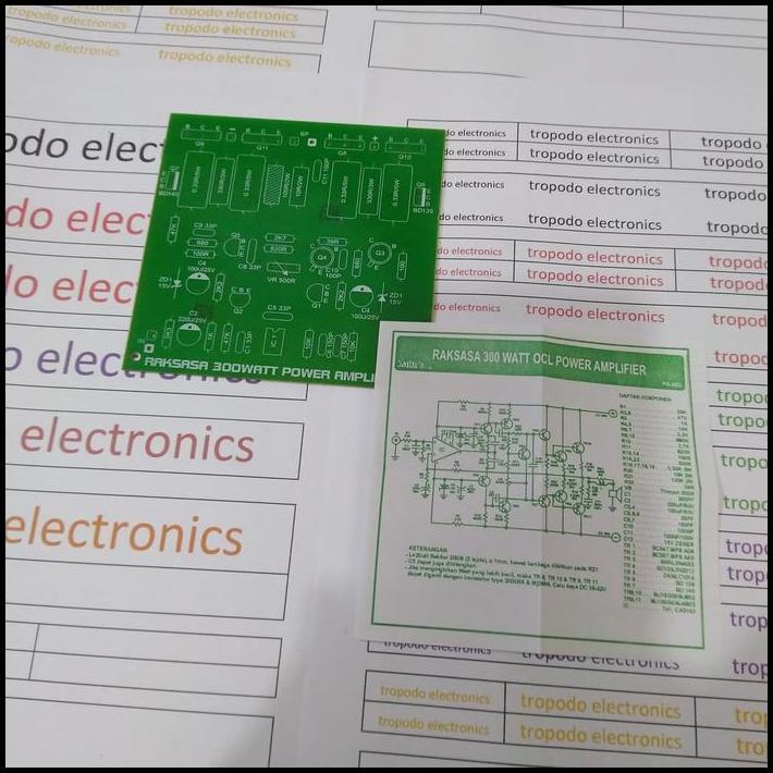HOT DEAL PCB POWER AMPLIFIER 300 WATT OCL MONO RAKSASA 