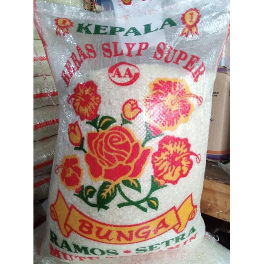 Made- Beras Bunga Ramos Setra Pulen 10 Liter/ Beras Ramos Setra Cap Bunga