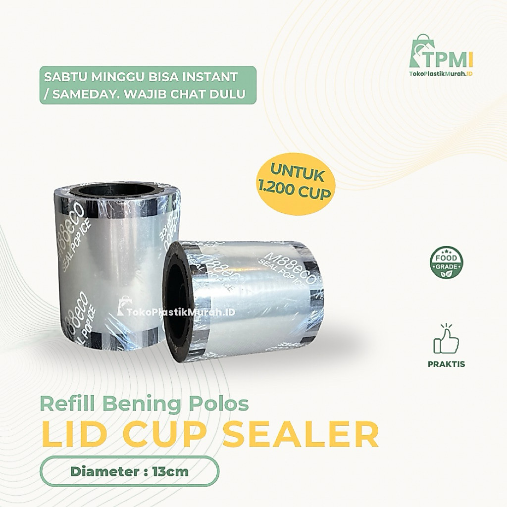 [BISA INSTANT] LID CUP SEALER BENING | LID SEAL BENING