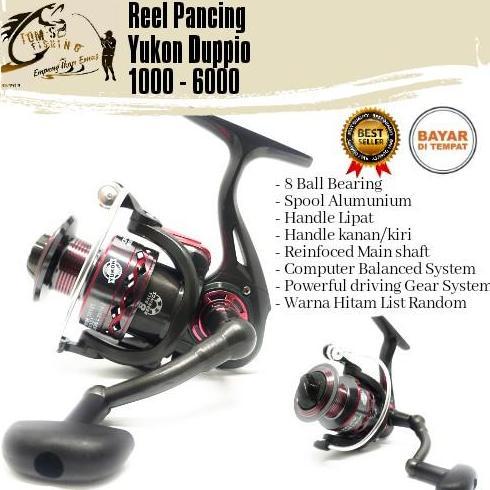 Fishstore- New- Reel Pancing Yukon Doppio 1000 - 6000 (8 Bearing) - Toms Fishing