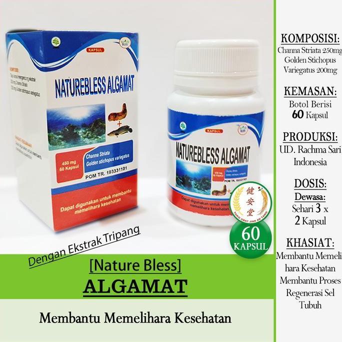 %%%%] [Nature Bless] NATUREBLESS ALGAMAT - Ekstrak Ikan Gabus-Ikan Kutuk [dengan Teripang][60 Kapsul