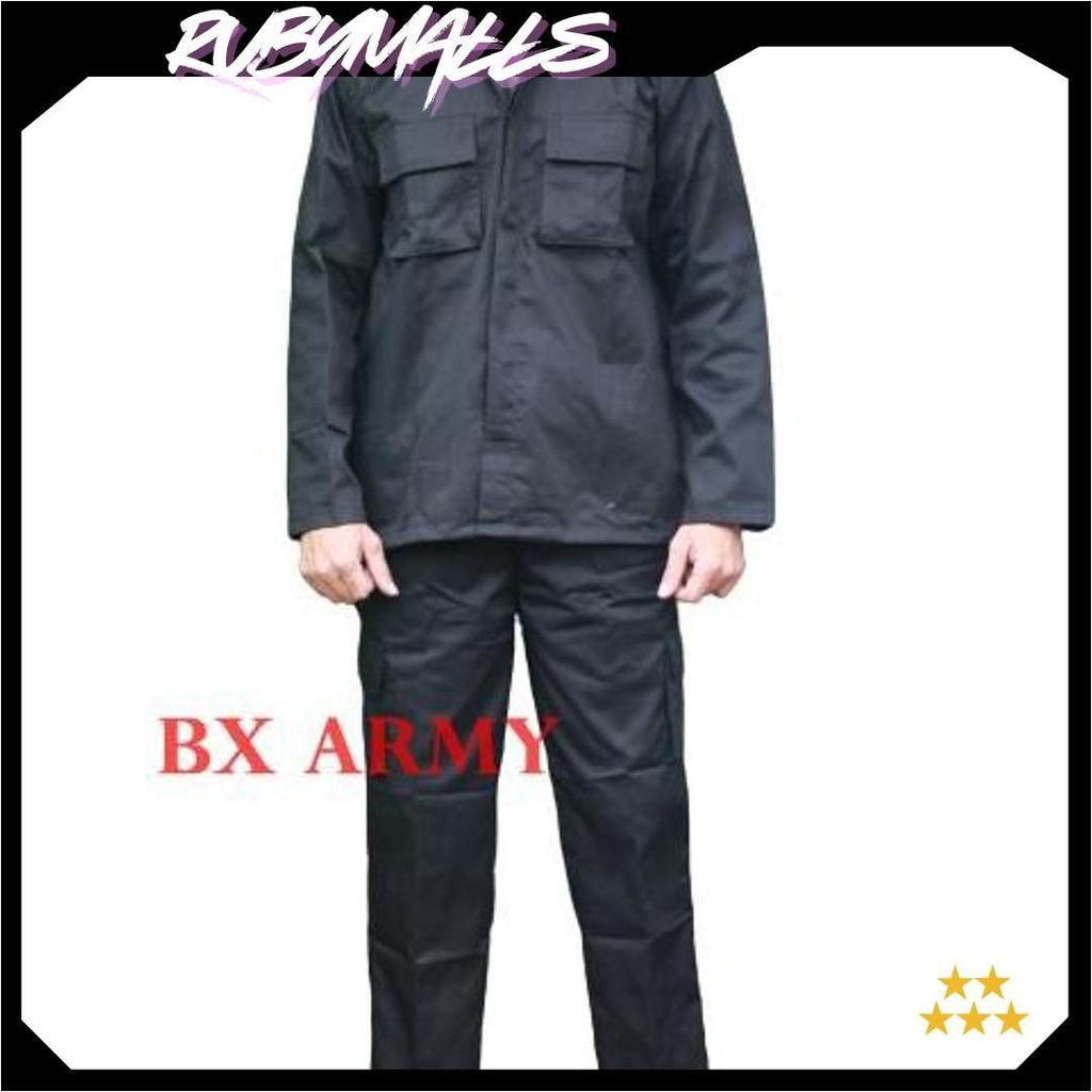 Seragam pdl security Baju PDL satpam  + atribut lengkap grosir murah COD BX Sale