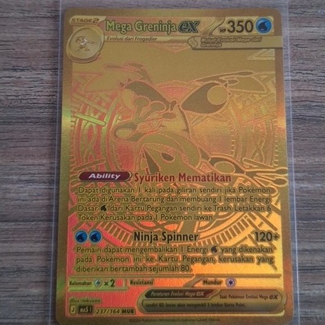 Mega Greninja ex Mur lelang