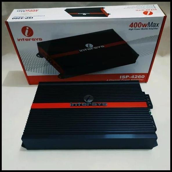 GRATIS ONGKIR POWER INTERSYS ISP - 4260 POWER 4 CH AMPLIFIER INTERSYS 