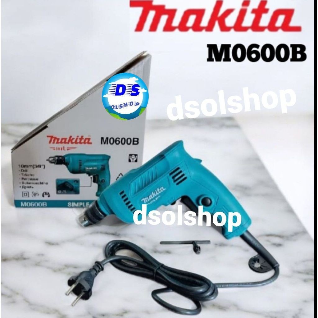mesin bor listrik makita 10mm/ryi/mollar/jld 13mm/bor batre