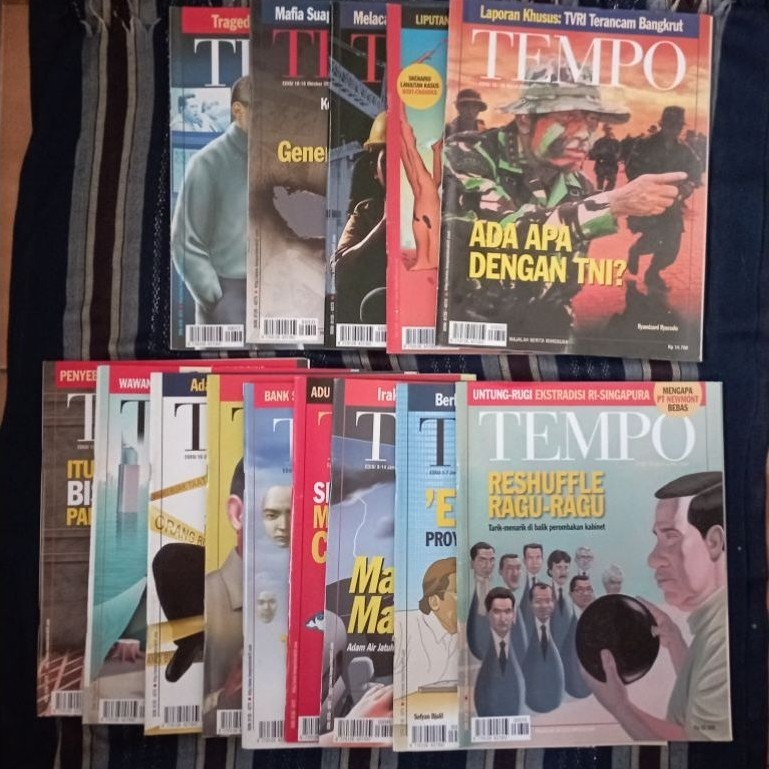 Majalah Tempo tahun 2002 | 2003 | 2005 | 2006 | 2007