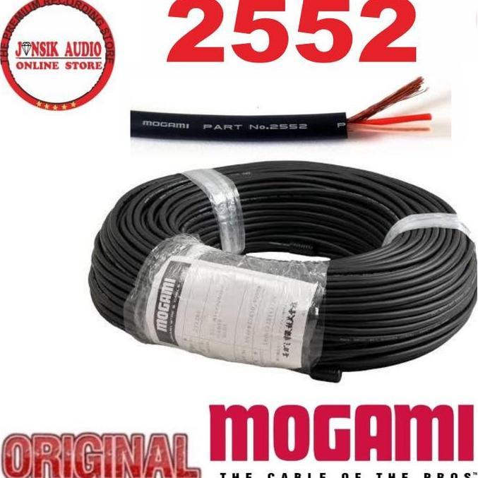 Myus- Kabel Mikrofon Mogami 2552 W2552 Balanced Microphone Cable Mogami Kabel Audio