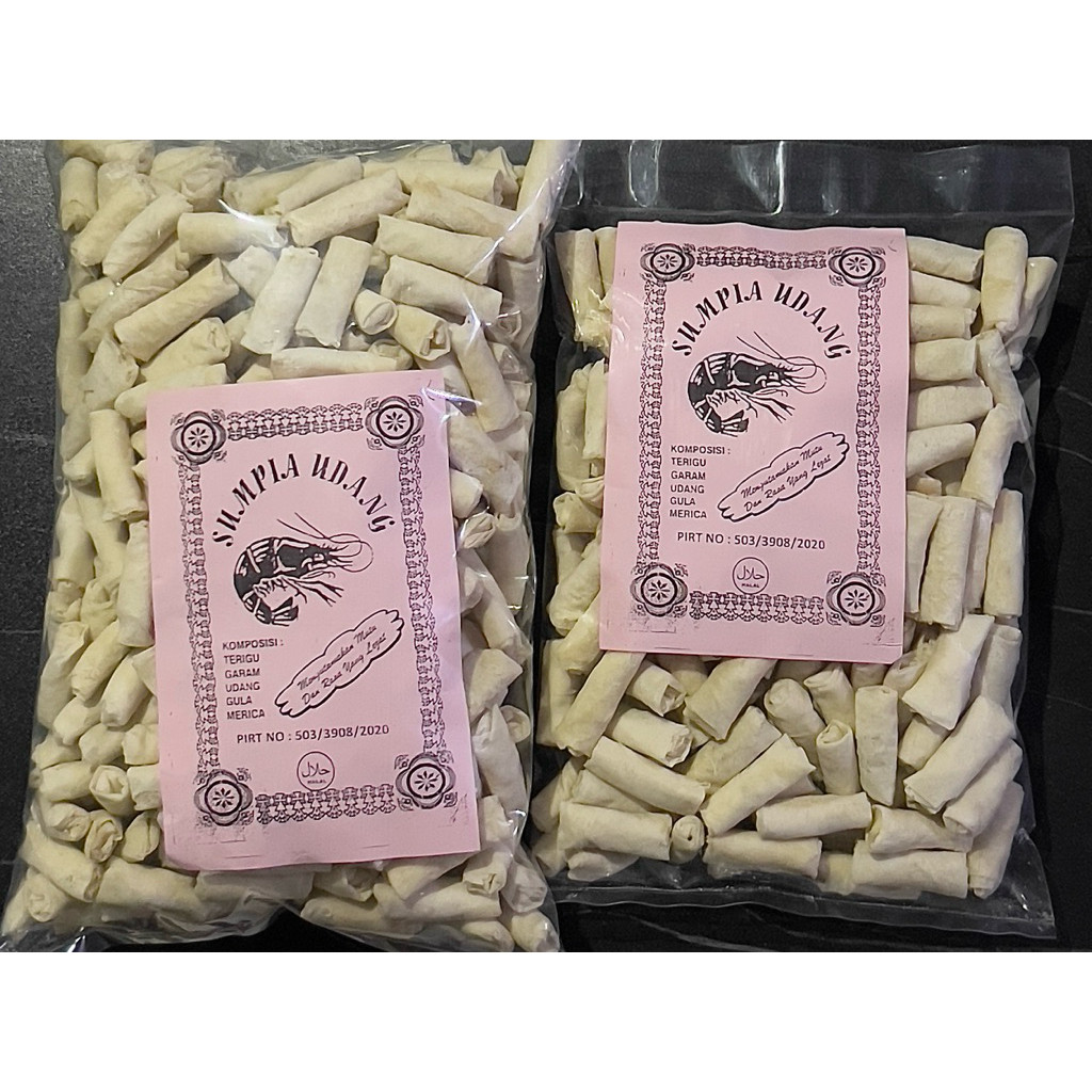 Sumpia / Lumpia Udang 100% Halal - Mentah (Belum Digoreng)