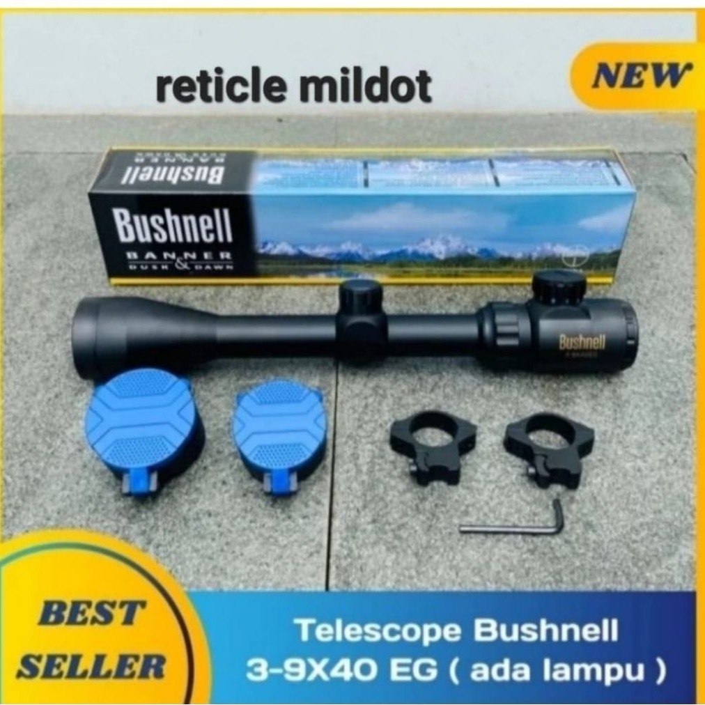 Teleskop Jarak Jauh Tahan Getaran Biasa Siang Malam 3-9x40EG Dan Teleskop basnel 4x20