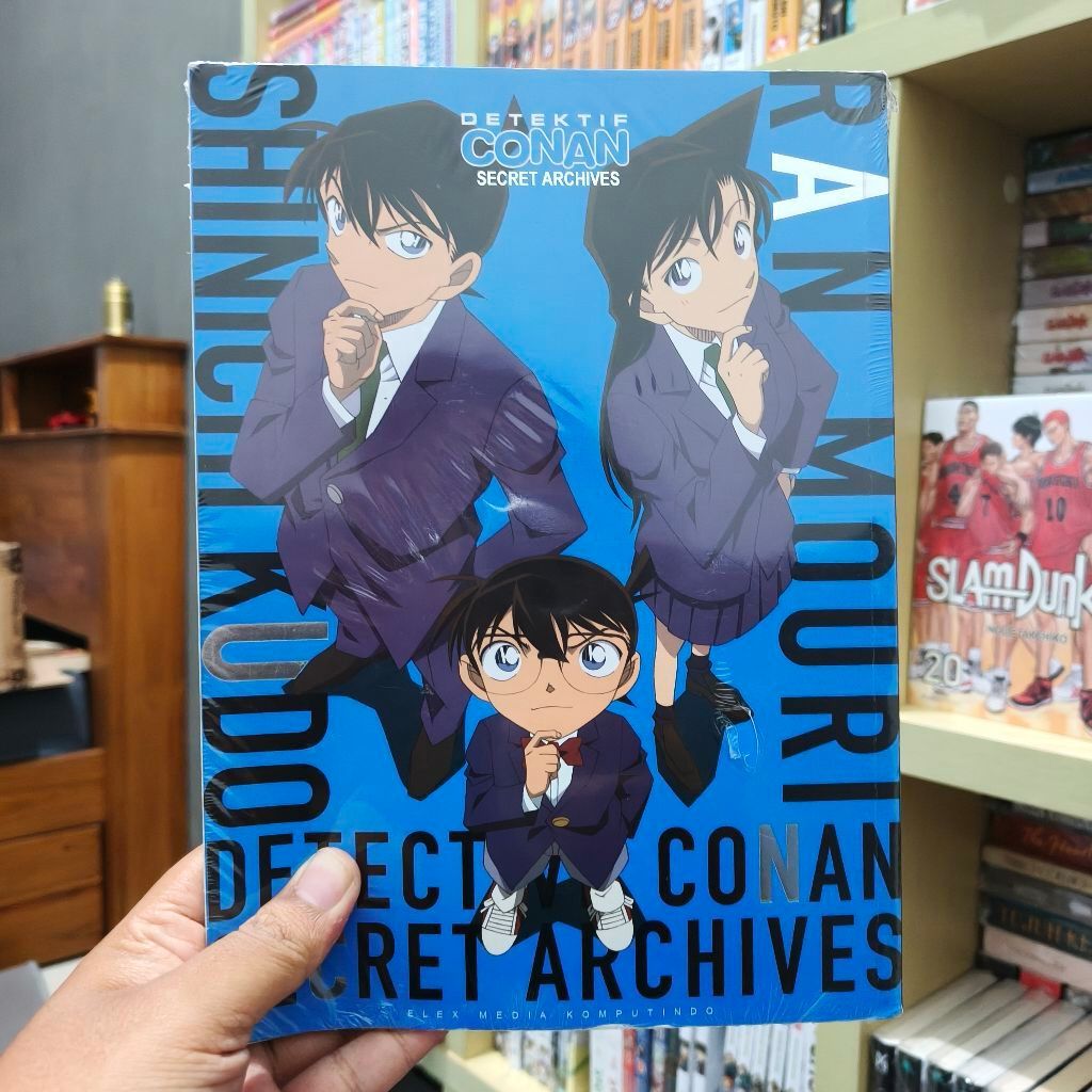 detektif conan secret archives 01 shinichi kudo dan ran mouri new seal original