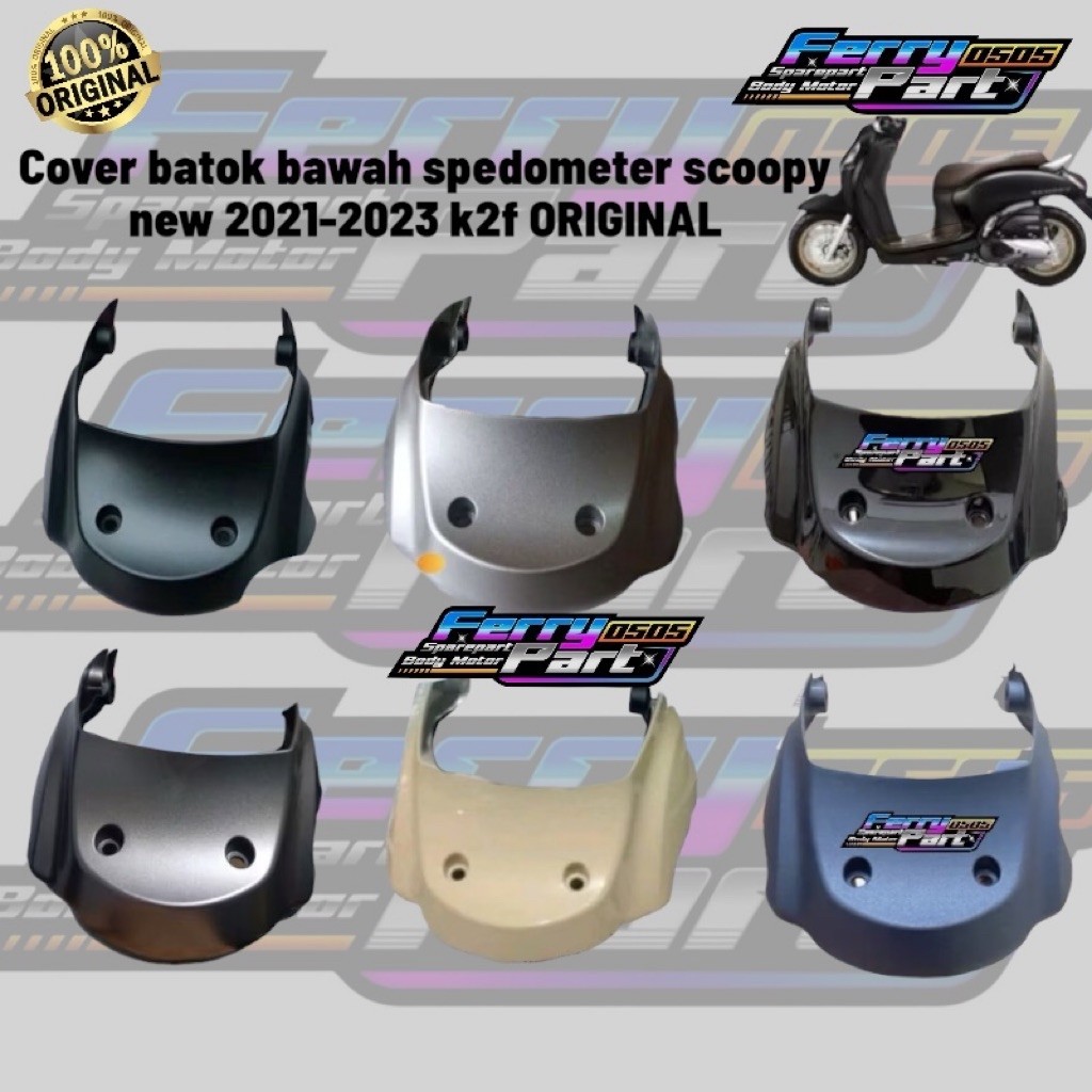 cover B speedometer batok bawah scoopy esp k2f 2021-2023 K2F ORIGINAL semua warna