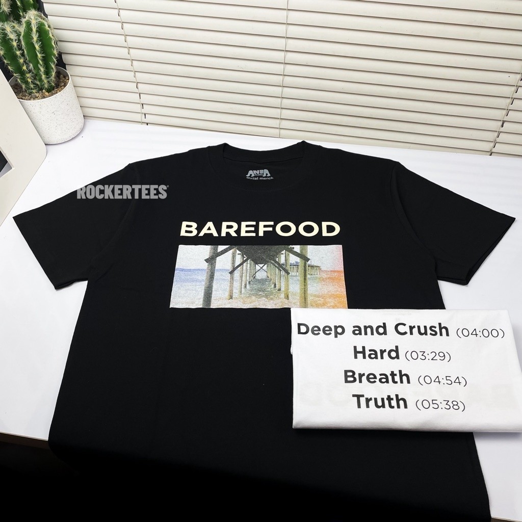 Barefood - Barefood EP Black / White T-Shirt | Rockertees Original Merchandise