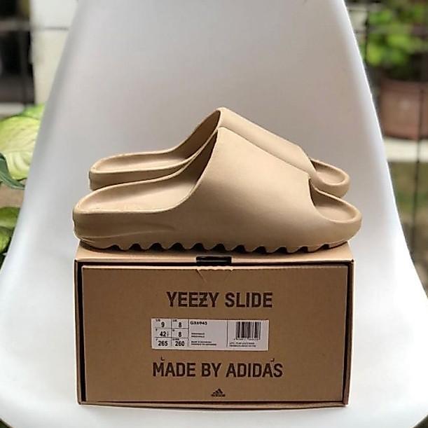 Sendal Slop Yezy Jumbo Coklat Size Besar 46 - 37 Sandal Adidas Yezzy Big Boots
