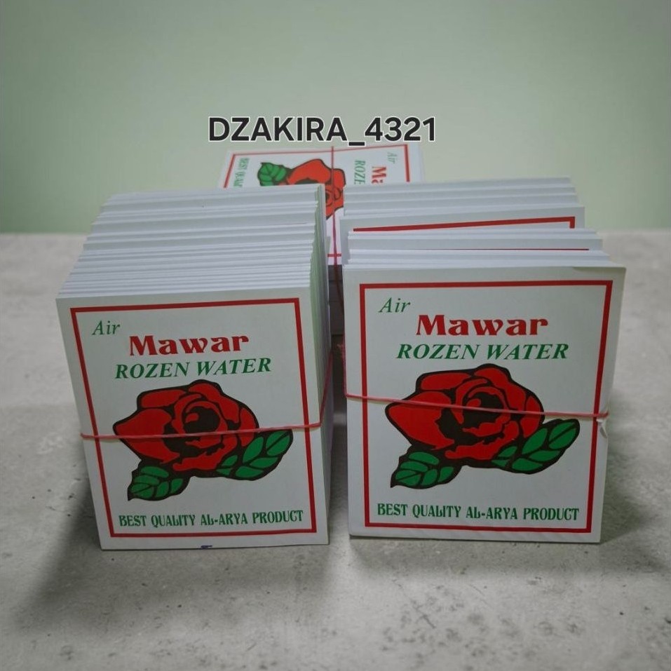 kertas air mawar isi 1000 lembar rozen water