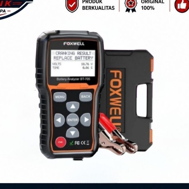 Foxwell BT705 12V 24V Car truck Battery Tester Diagnostic Analyzer Battery Tester