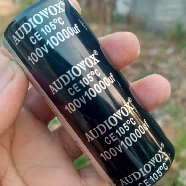 elko Audiovox hitam 10000uf 100v