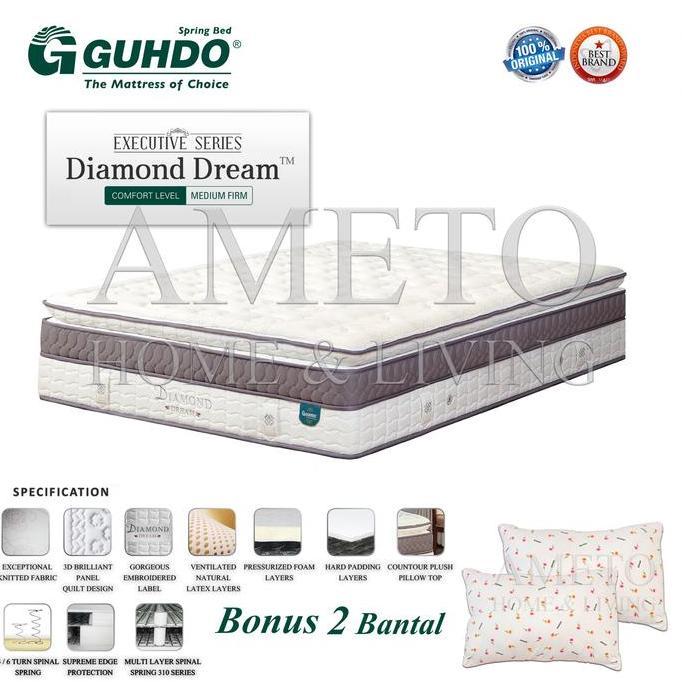Kasur Diamond Dream Latex 180x200x40 cm - Guhdo Spring Bed